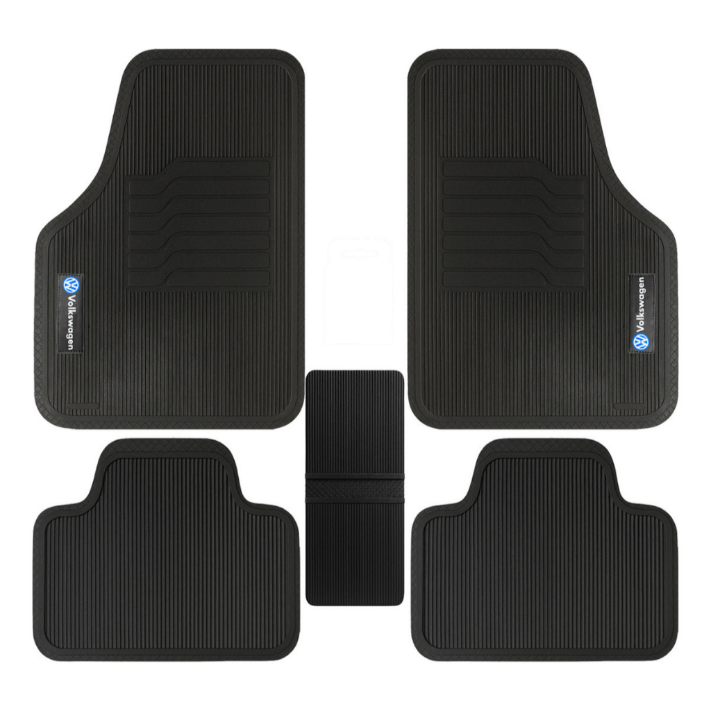 Kit Tapete De Borracha Sport Com Logo Da Vw Gol G2 G3 G4 G5 G6 G7
