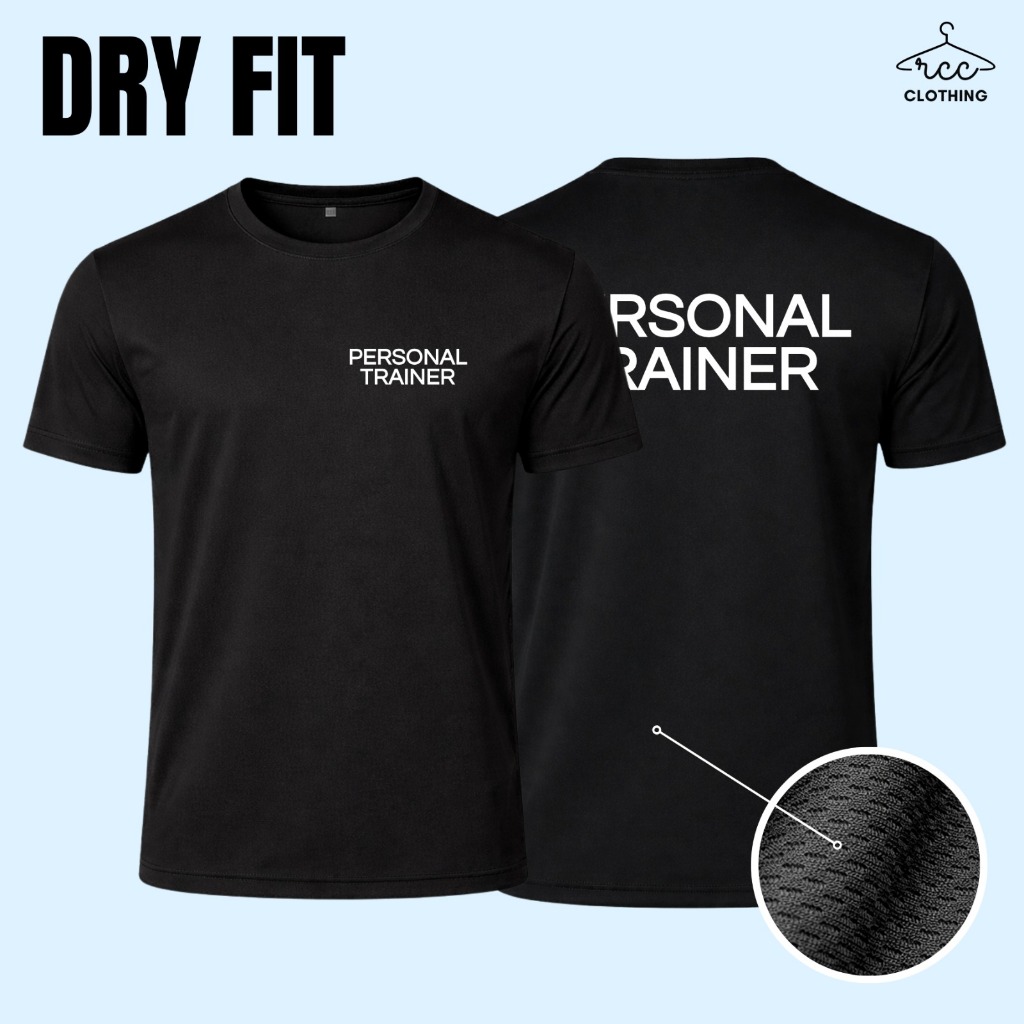 Camiseta Dry Fit 100% Poliamida Personal Trainer em Oferta na Shopee