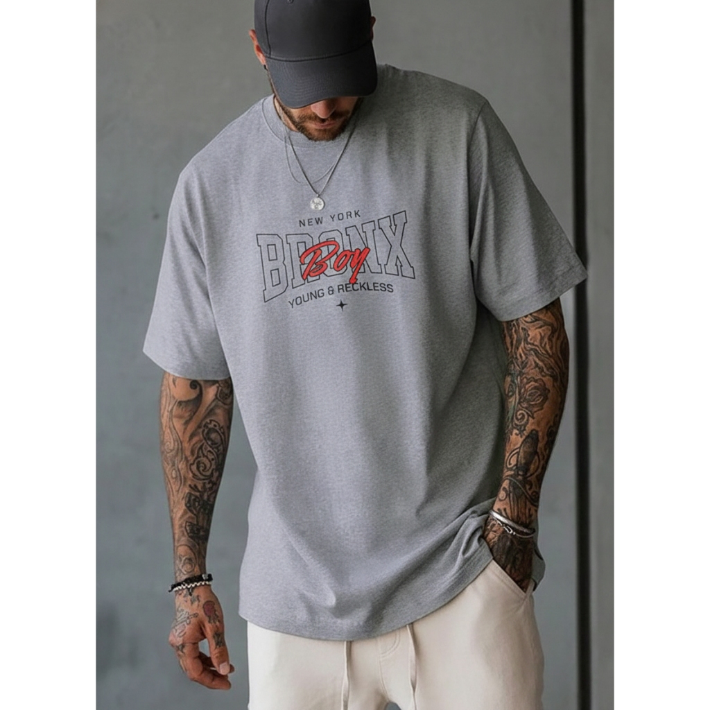 Camiseta Oversized Masculino Streetwear Over Algodão Longline Camiseta Oversized