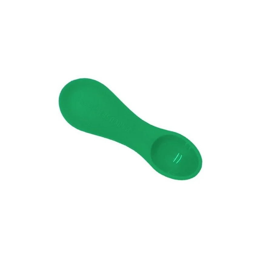 Colher de Treinamento Marcus & Marcus em Silicone (12M+) Verde Alimentação bebe introdução Alimentar