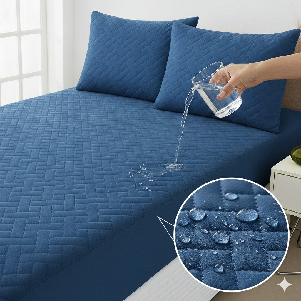 Protetor Impermeável de Colchão Avulso Capa com Elástico Toda Volta Lençol Solteiro Casal Queen King