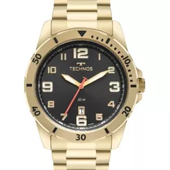 Relógio Technos Masculino Dourado 2115Nbp/1P