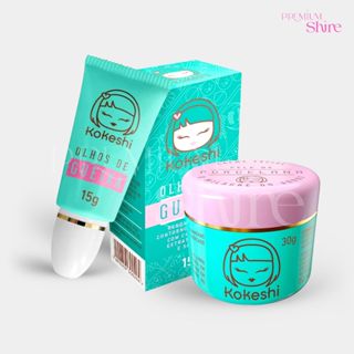 Renovadores Faciais Kokeshi Pele Porcelana 30g Olhos Gueixa 15g em Oferta na Shopee