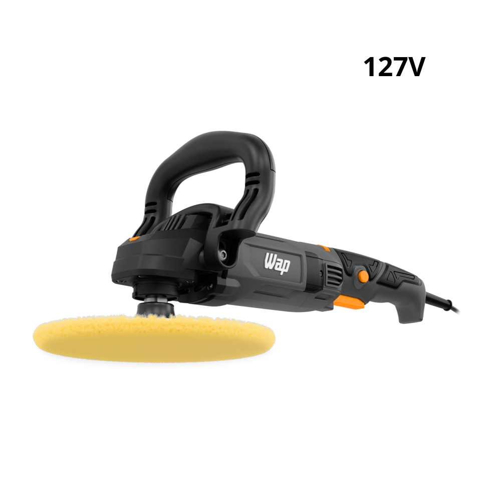 Politriz Rotativa WF PR01 Ergonômica com Empunhadura Angular 1200W e 6 Velocidades 127V em Oferta na Shopee