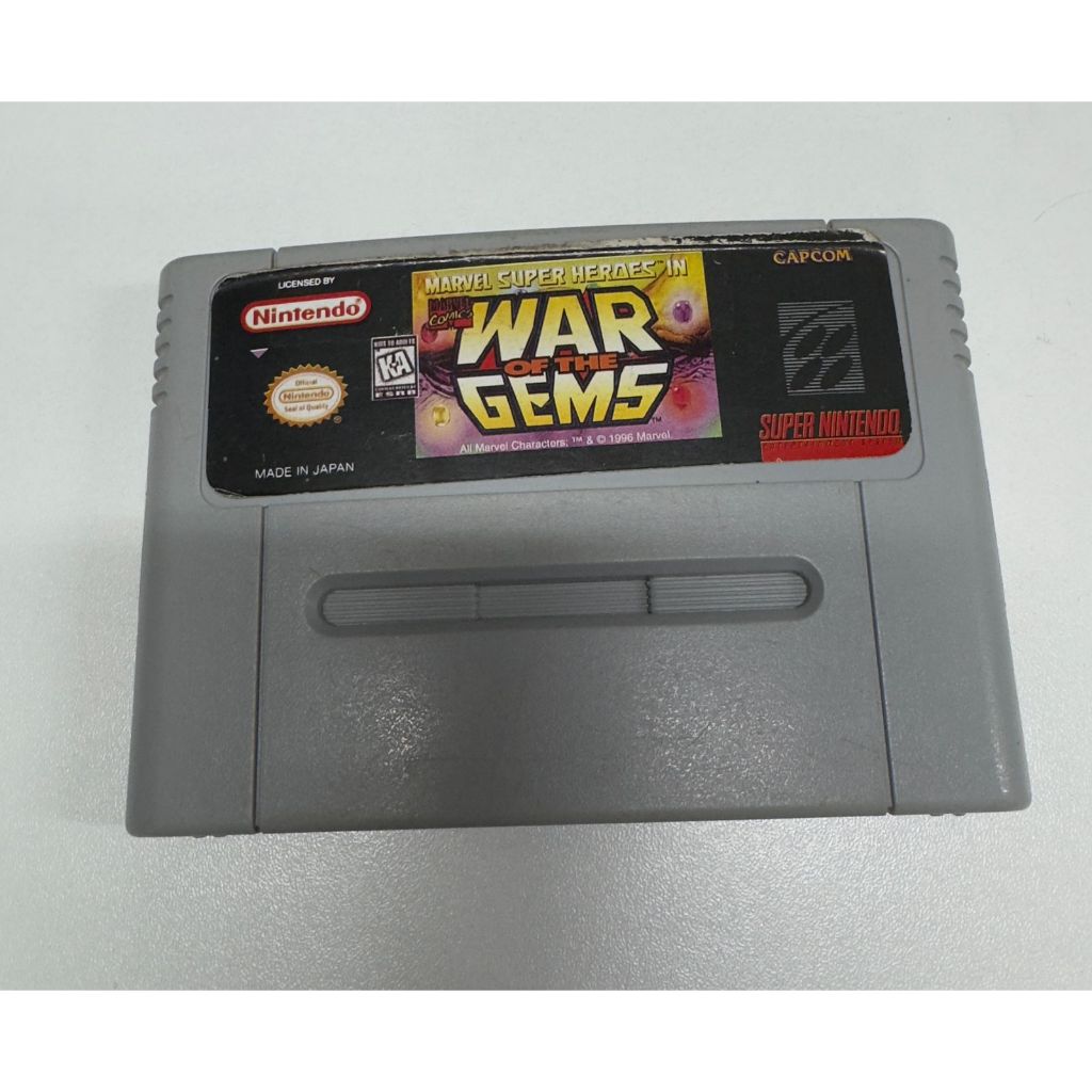 Marvel Super Heroes War Of The Gems Super Nintendo SNES