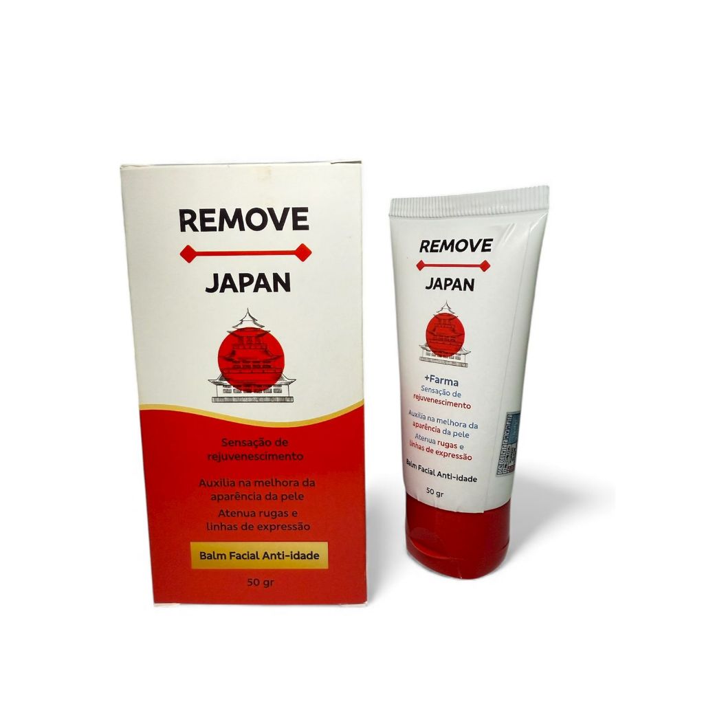 Pasta Japonesa Remove Japan Original AntiRugas Rejuvenescimento Pele Macia e Jovem 50g