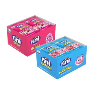 Gelatina Fini Guloseimas 15g  Beijo Dentadura Kit 2 caixas em Oferta na Shopee
