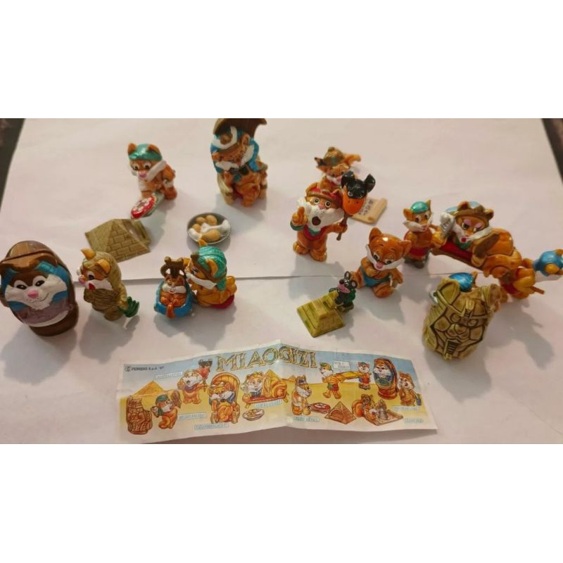 Kinder ovo Coleção completa Gatos egípcio