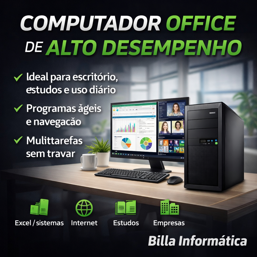 PC CPU Intel Core i7 - 8GB de RAM - SSD de 240GB - Mouse - Teclado - Wi-Fi