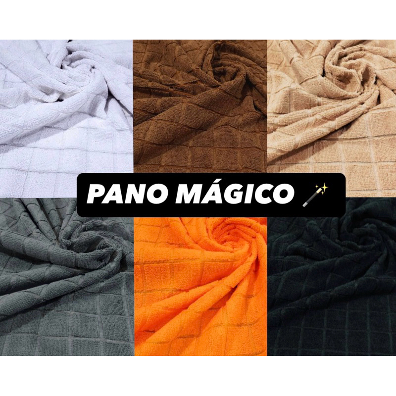 Tecido Microfibra Limpeza Pano Mágico Felpudo Jacquard Premium Limpa • Lava • Seca • Enxuga com máxima eficiência em Oferta na Shopee