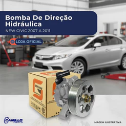 Bomba Direção Hidráulica Honda New Civic 1.8 Lxs 2007 2008 2009 2010 2011