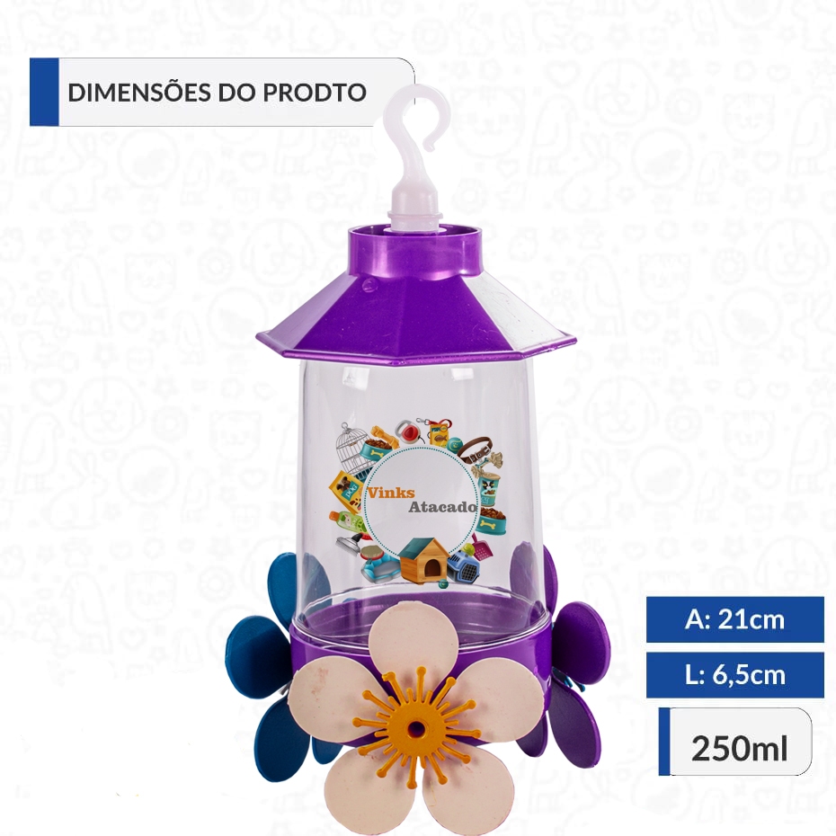 KIT 4 BEBEDOURO BEIJA FLOR ANTI FORMIGA 250ML JEL PLAST COLIBRI CURTELO BINGA GUANAMBI GUINUMBI — imagem 2 de 2