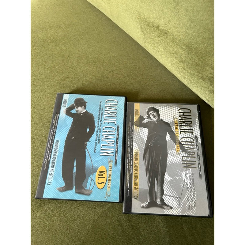 [antiguidade] DVD Charlie Chaplin - Fase de Ouro vol. 3 e 5