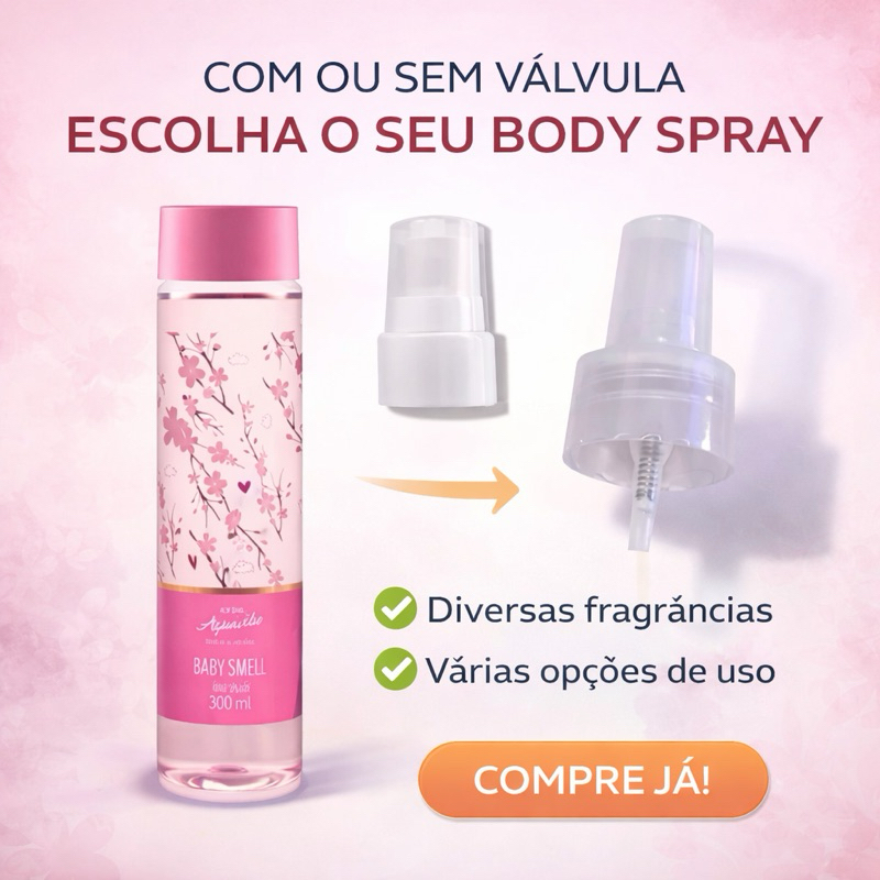 Body Splash Avon Baby Smell 300ml Original Com ou Sem Spray