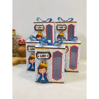 Caixa Personalizada com Visor O Pequeno Príncipe - Caixa Festa Infantil- Aniversário Infantil / MONTAMOS TODOS OS TEMAS.