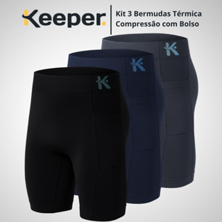 Kit 3 Bermuda Térmica Compressão Esportiva Treinos Academia Natação Piscina Ciclismo Corrida em Oferta na Shopee