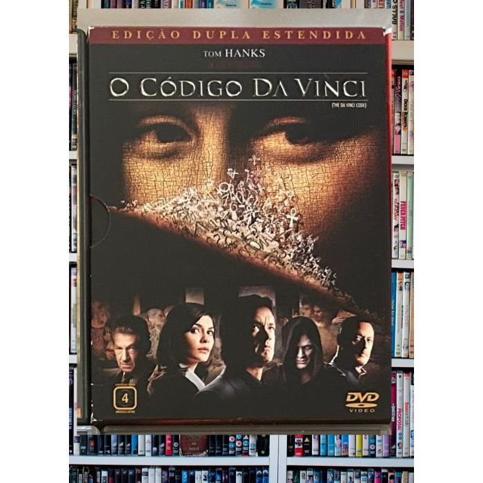 DVD Duplo - O Código Da Vinci - Ron Howard - Sony Pictures - Edição Dupla e Especial Dan Brown Tom Hanks