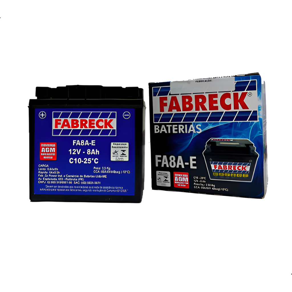 Bateria Fabreck 12V - 8000AH Moto Yes 125 Intruder 125 V-blade 250