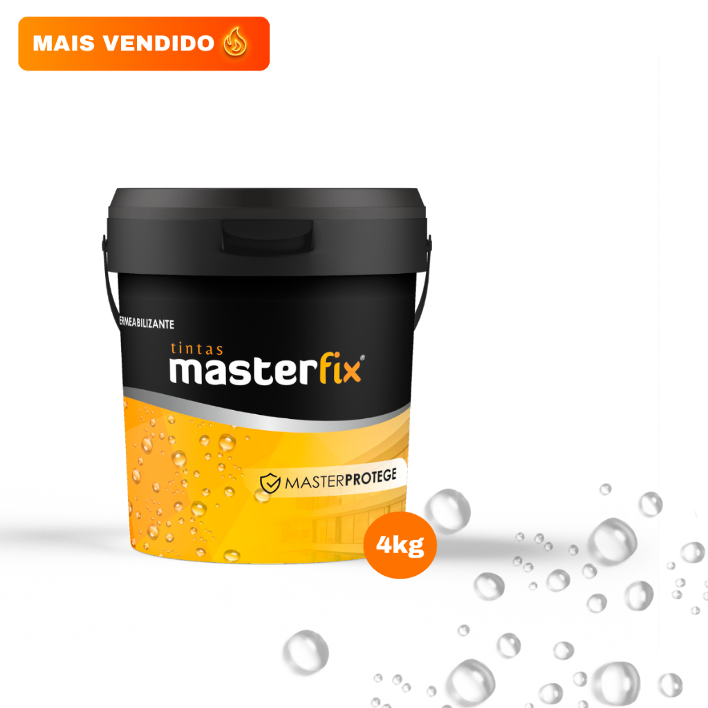 Manta Líquida Emborrachada Impermeabilizante Masterfix 4kg em Oferta na Shopee
