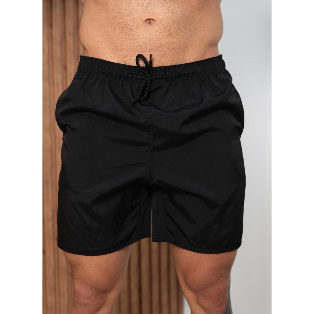 Short Masculino Mauricinho Tactel Elastano Moda Praia Bermuda Verão