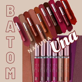 Batom UNA Natura | Ultra Care Líquido | Matte Intransferível | Cristal 8ml