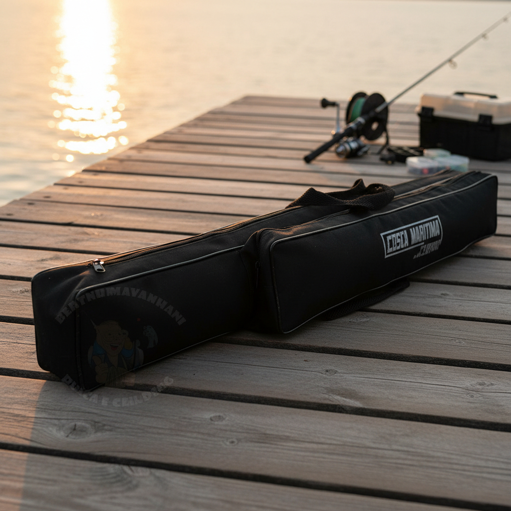 Capa de Transporte de Vara 1,70m Com Bolso + Alça E Bandoleira em Oferta na Shopee