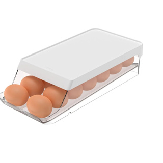 Organizador de Geladeira 14 Ovos Rolagem Roll Ou Linha Clear Fresh em Oferta na Shopee