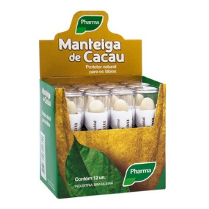 Caixa c/12 Manteiga De Cacau Bastão Tradicional- Pharma