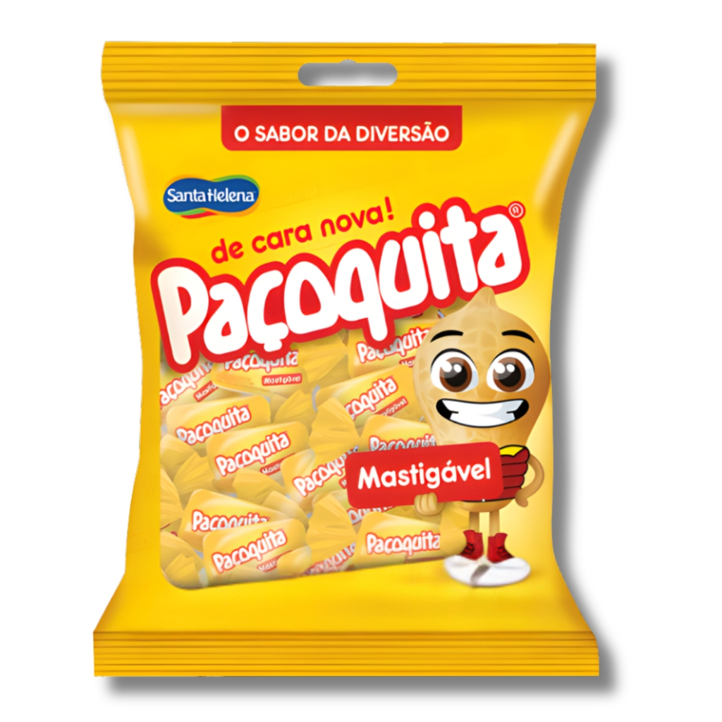 Balas Paçoquita 100g Santa Helena Tradicional Bala de Paçoca Ideal para Lembrancinhas em Oferta na Shopee