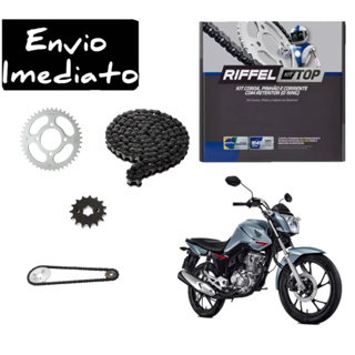 Quit Relação Cg Titan Fan 160 2016 A 2023 Riffel C/ Retentor em Oferta na Shopee