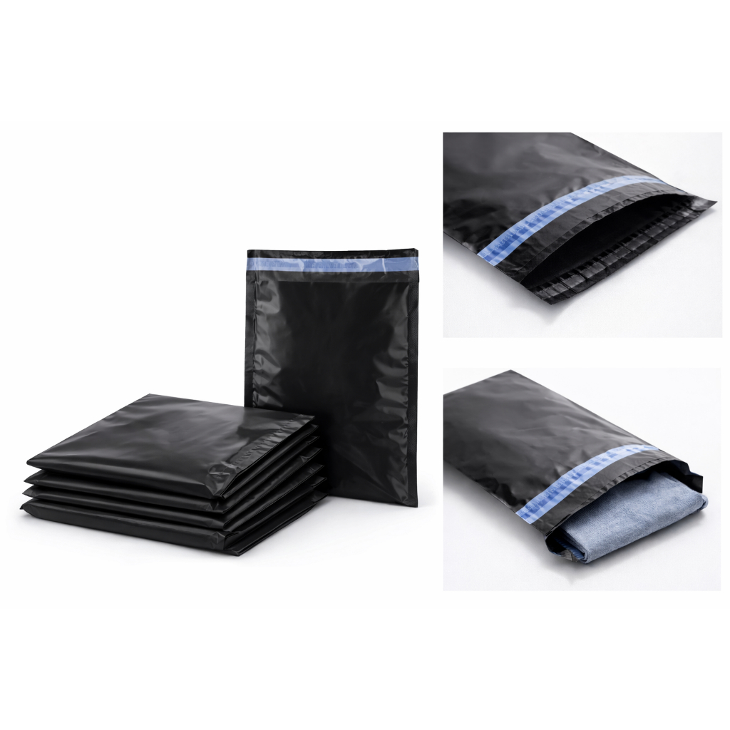 Envelope de Segurança Preto 100 Unidades 15x20 19x35 20x30 Para Envio Shopee Mercado Livre
