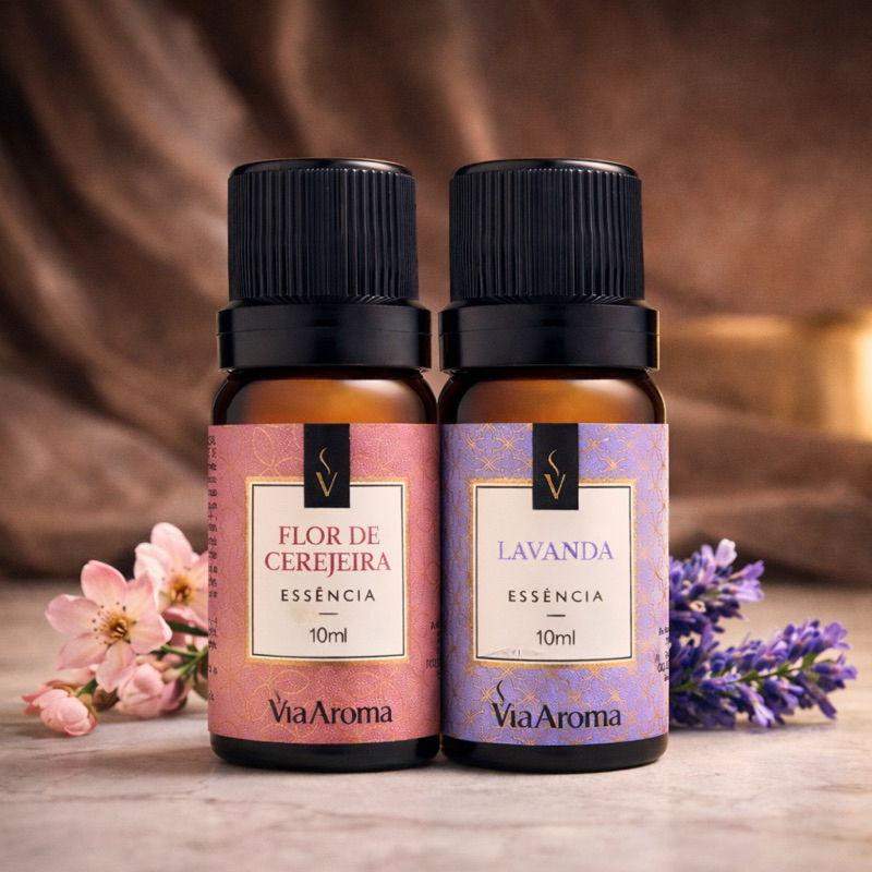 Kits 2 Essências Para Aromatizador Difusor Elétrico De Ambiente Via Aroma 10ml ENVIO IMEDIATO