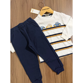 Conjunto Milon Meia Estação Camiseta e Calça Bebê Menino Coleção Nova em Oferta na Shopee