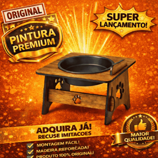 Comedouro Pet Suspenso Individual para Gato e Cachorro com Suporte Elevado em Oferta na Shopee