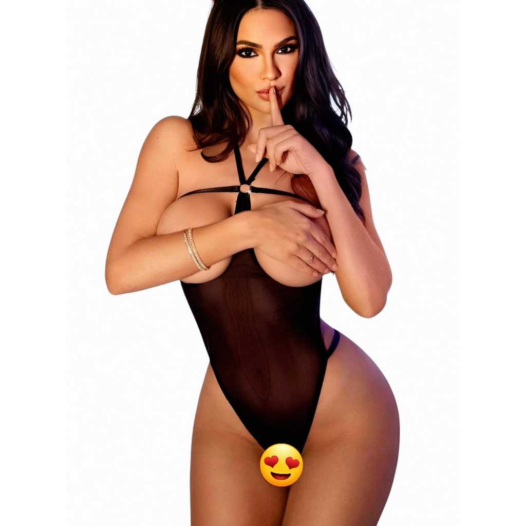 Body feminino transparente com abertura sensual romântica provocante ousada 3107 em Oferta na Shopee
