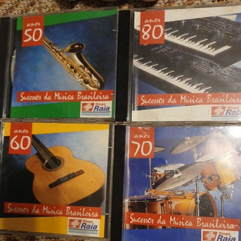 Cd coletanea musicas brasileiras mpb anos 50 60 70 80