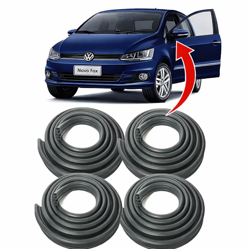 Kit Borrachas Portas Fox Cross Fox Space Fox (4 Portas) em Oferta na Shopee