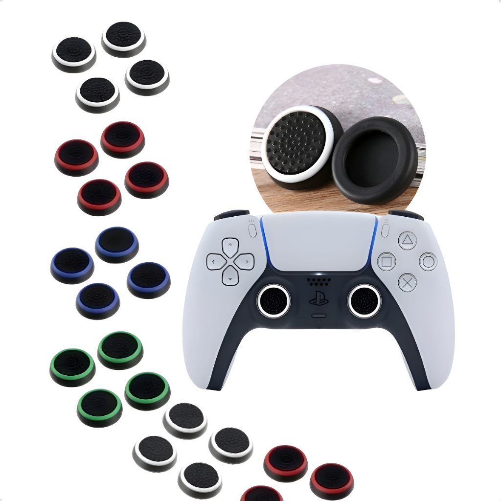 Kit 8 , 16 ,32 Unidades Protetor De Silicone Grip Controle Remoto Ps3, Ps4, Ps5, Xbox 360,  wii,  Nintendo switch .