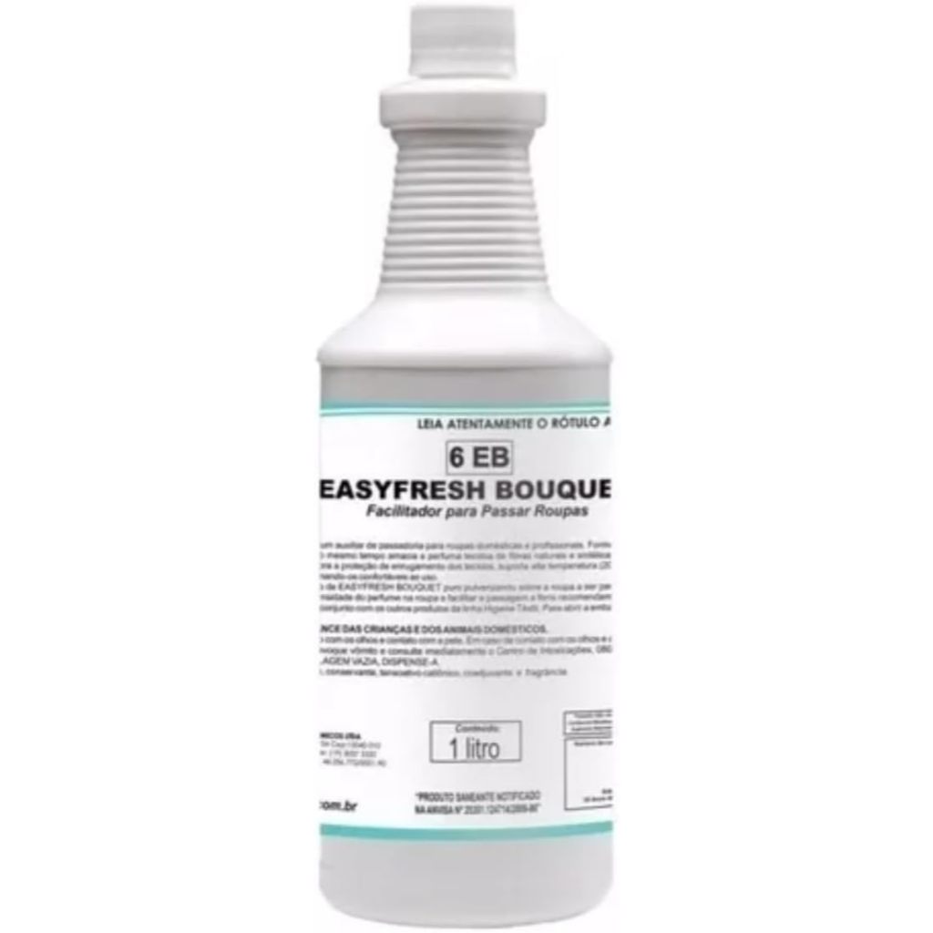 Facilitador de Passar Roupas Easyfresh Bouquet 1 Litro - Spartan Perfume Duradouro Anti Amassado