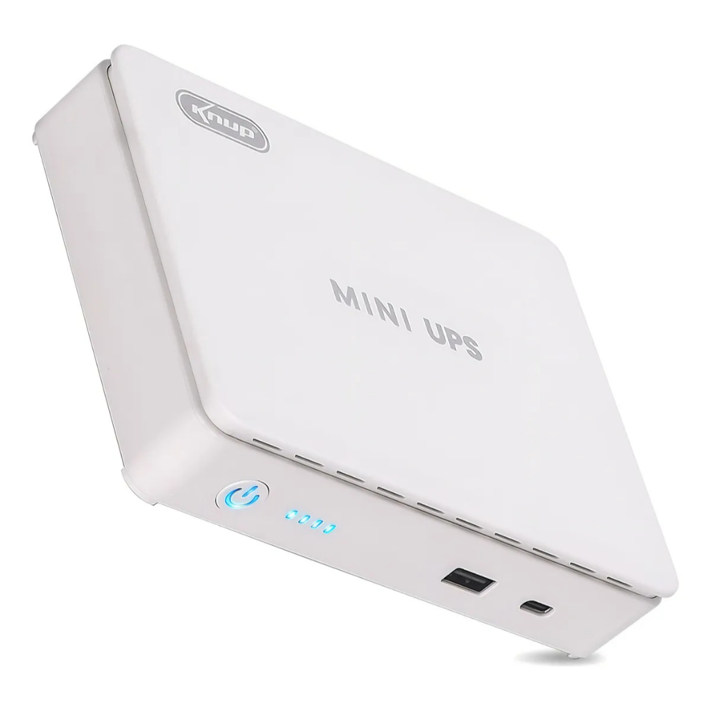 Mini Nobreak UPS 9V 12V Roteador CFTV USB Tipo C Knup