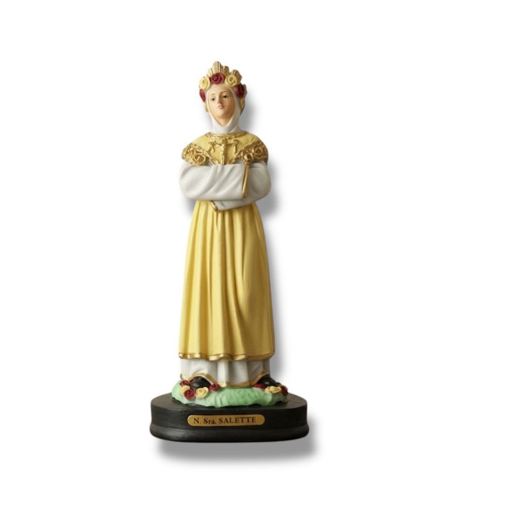 Imagem Nossa Senhora De Salette Salete Resina 15cm