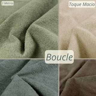 3m Tecido Boucle - Para Sofá e Poltrona - Textura Sofisticada - Qualidade Superior em Oferta na Shopee