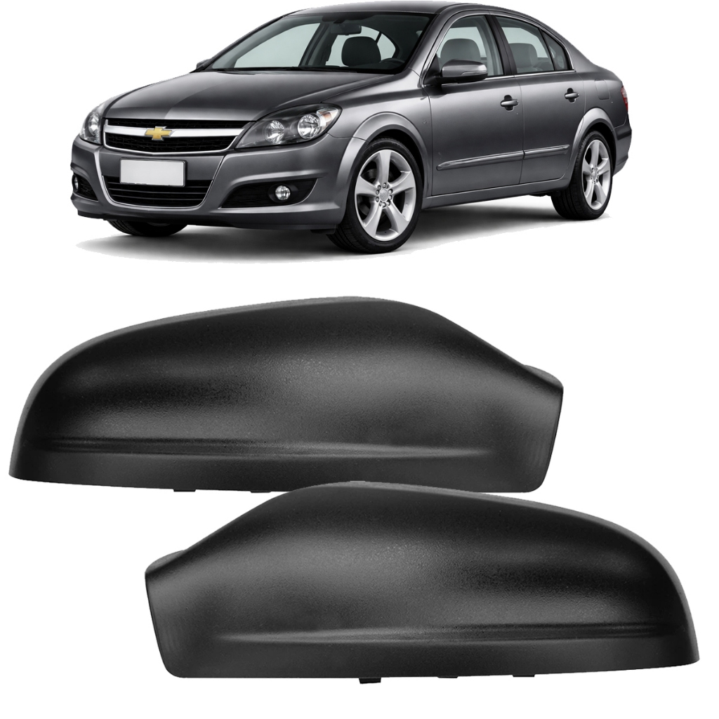Capa de Retrovisor Vectra 2006 a 2011 Cor Preta Com Furo para Seta em Oferta na Shopee