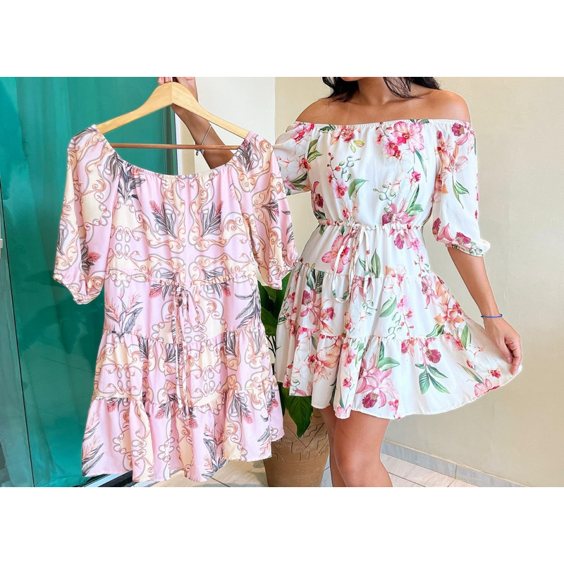 Vestido Cigana | Vestido Ombro a Ombro | Vestido Casual | Vestido Verão| Vestido estampado