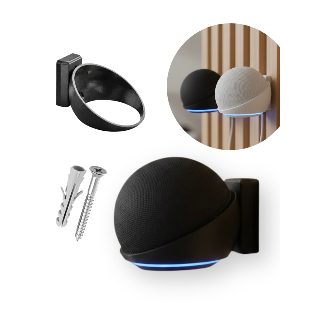 Suporte Alexa Echo Dot 4 e 5 Stand Parede Amazon