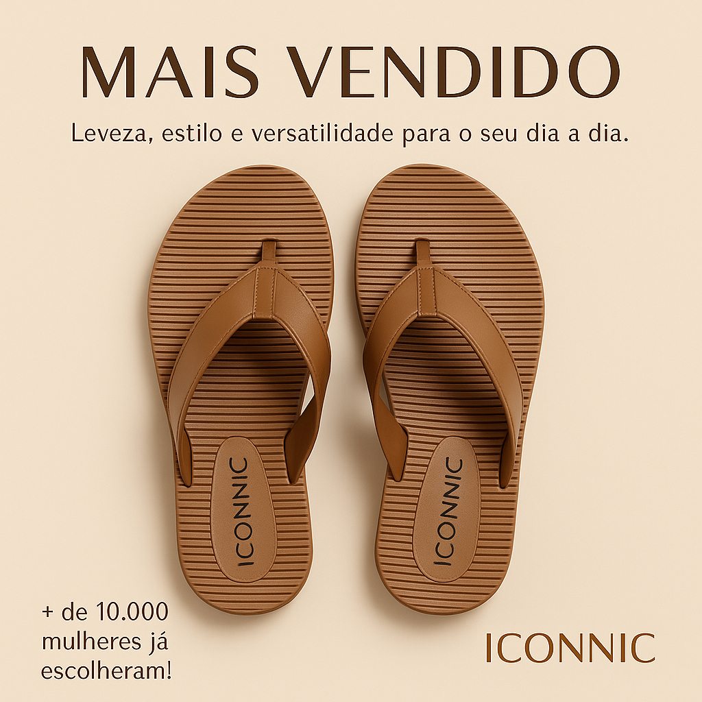 Chinelo Feminino Anatômico Ortopédico Leve Confortável Calce Fácil Casual Tendência 2025 34-39