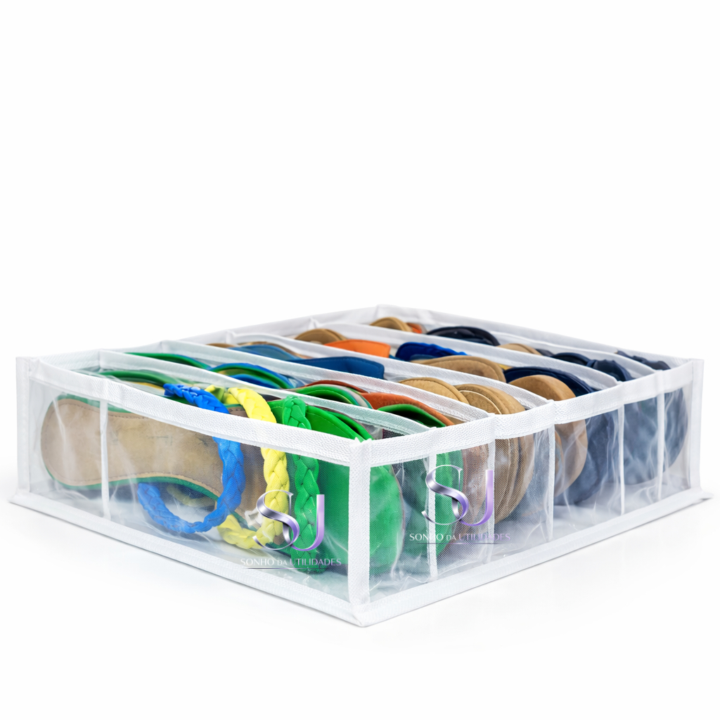 Colmeia organizadora para camisetas e blusas dry fit  30x10x25 G Branca -  SU Sonho da Utilidades