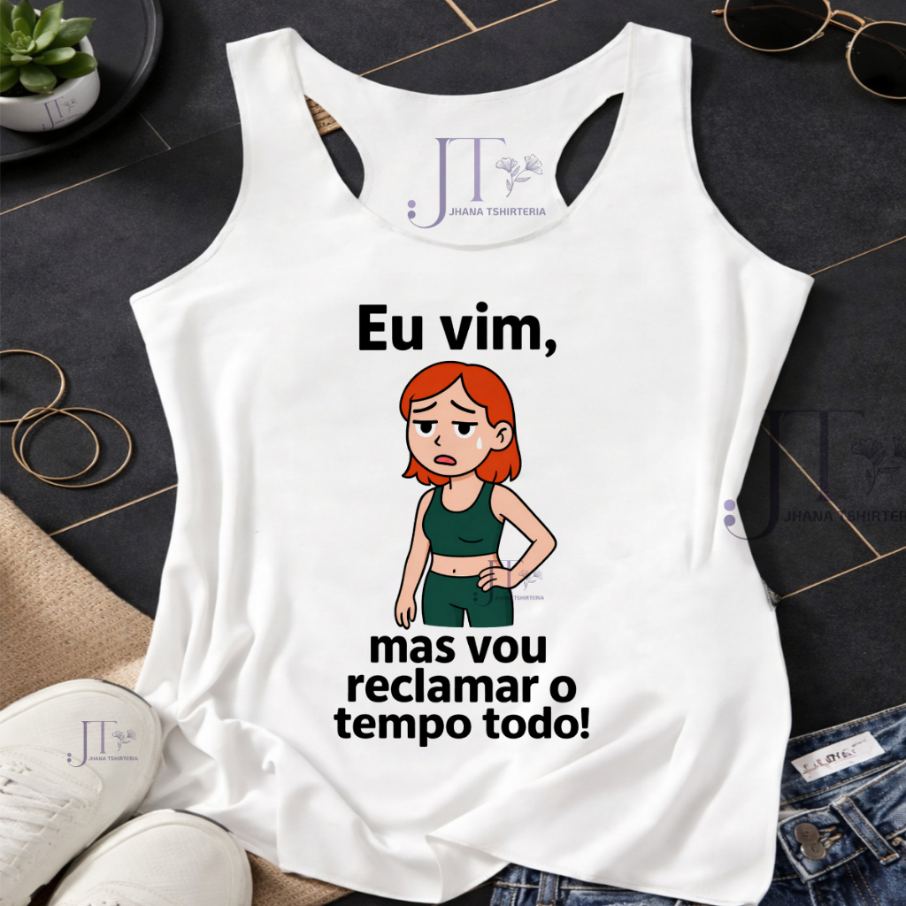 REGATA EU VIM,MAS VOU RECLAMAR O TEMPO TODO MENINA RUIVA!,ACADEMIA,MODA FITNES,MULHER MAROMBA,moda plus size