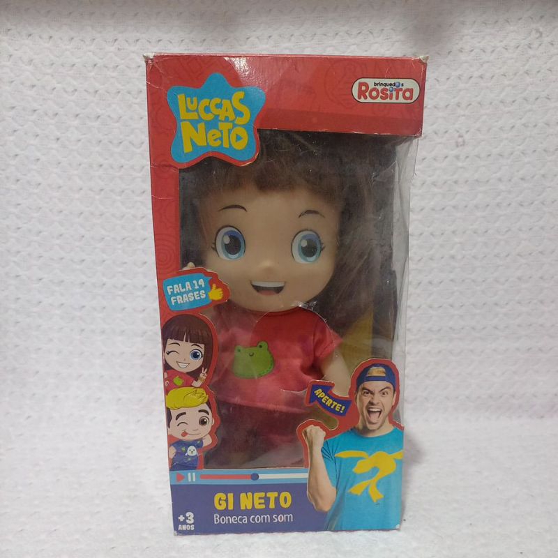Boneca Gi neto Aventureira vermelha ( Lucas Neto ) Rosita