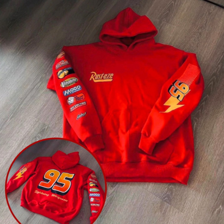 MOLETOM RELAMPAGO MCQUEEN CARROS DESENHO (( LANÇAMENTO )) ADULTO 50% ALGODÃO 50% POLIESTER em Oferta na Shopee